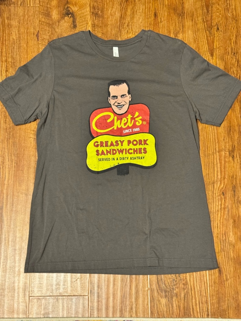 Weird Science "Chet’s Greasy Pork Sandwiches" T-Shirt - Bill Paxton - Large